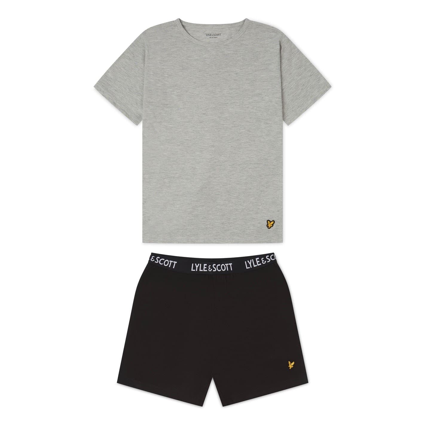 Lyle And Scott Crew Neck T-Shirt and Short Set