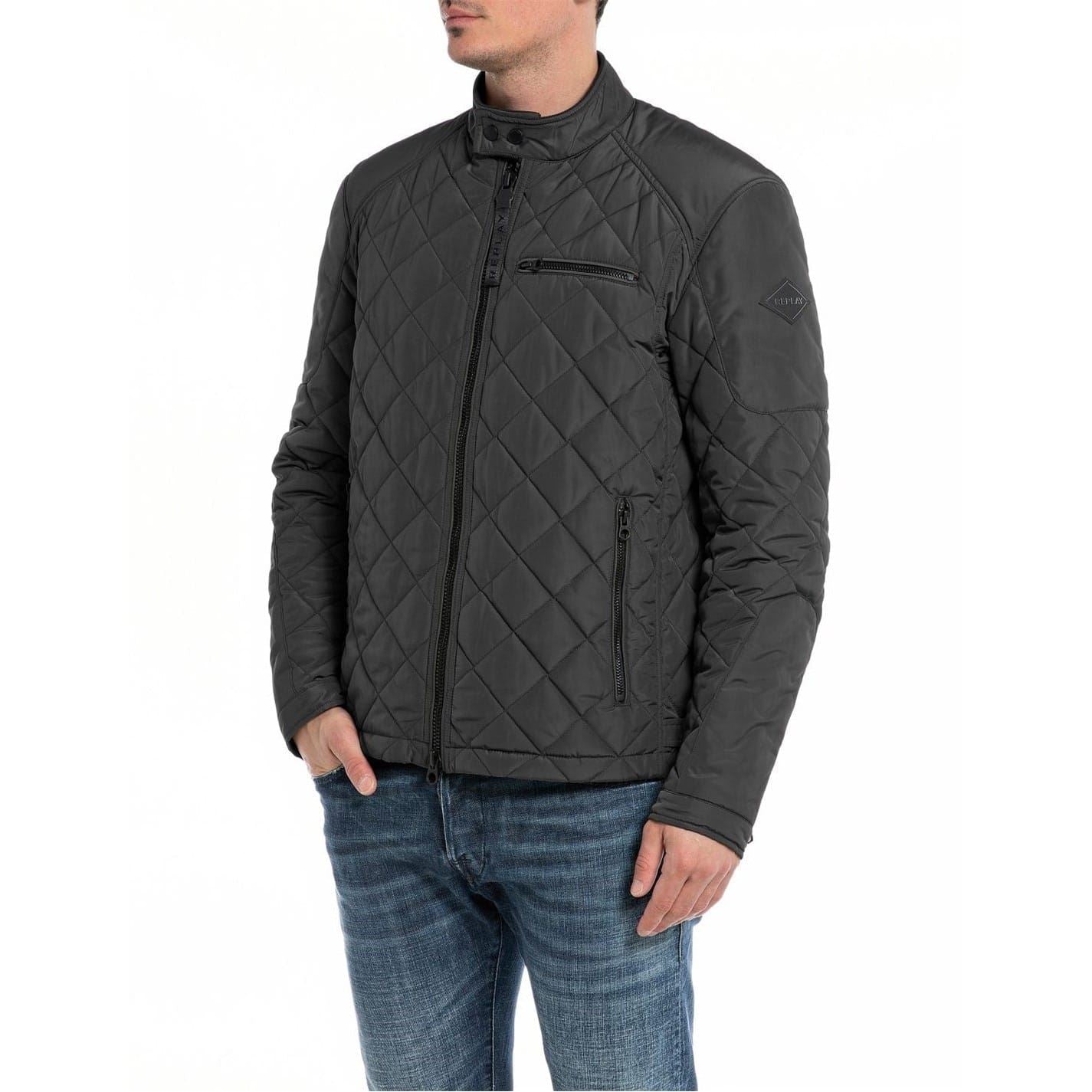 Replay Jacket In Oxford Poly