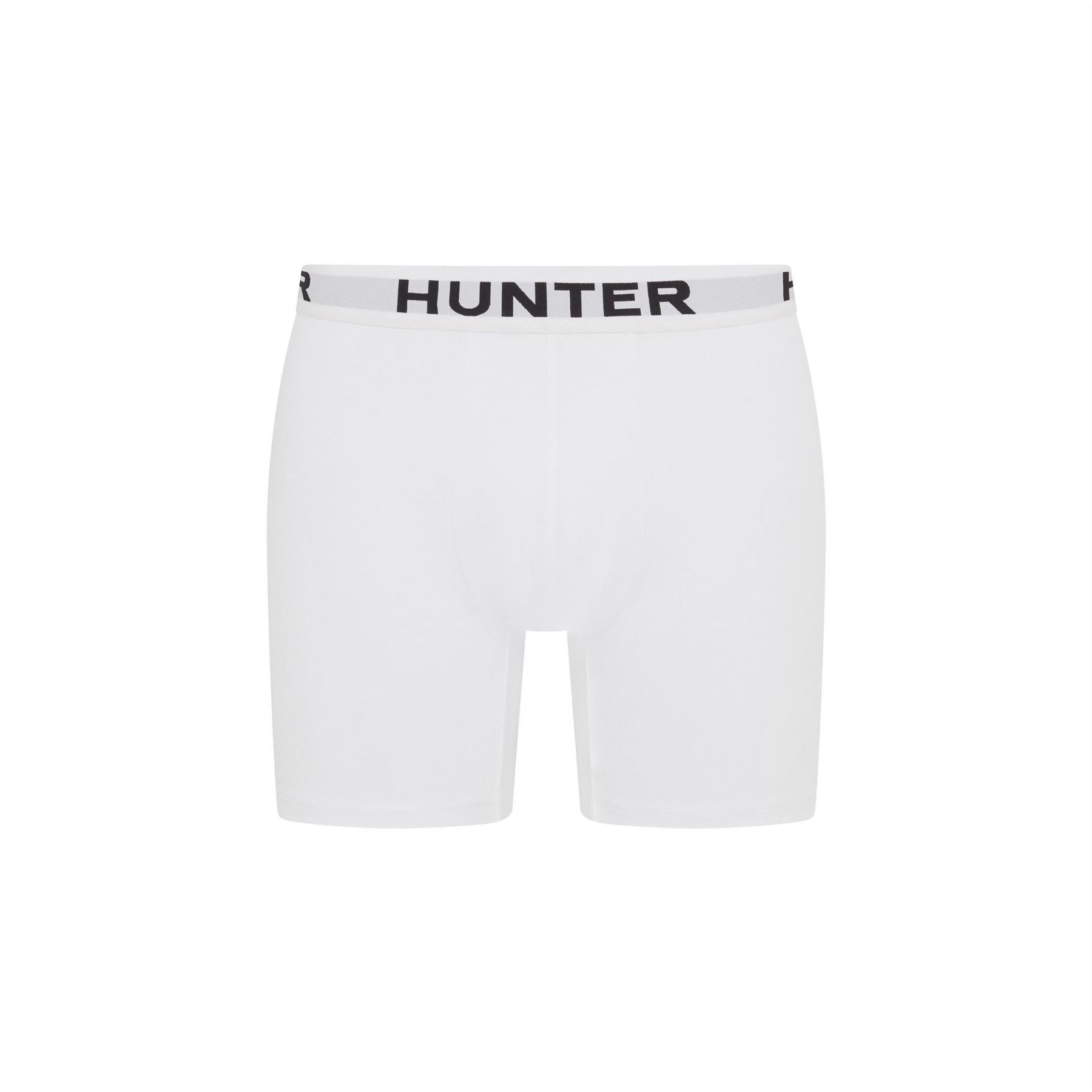 Hunter Mens 3 Pack Cotton Stretch Boxer Briefs