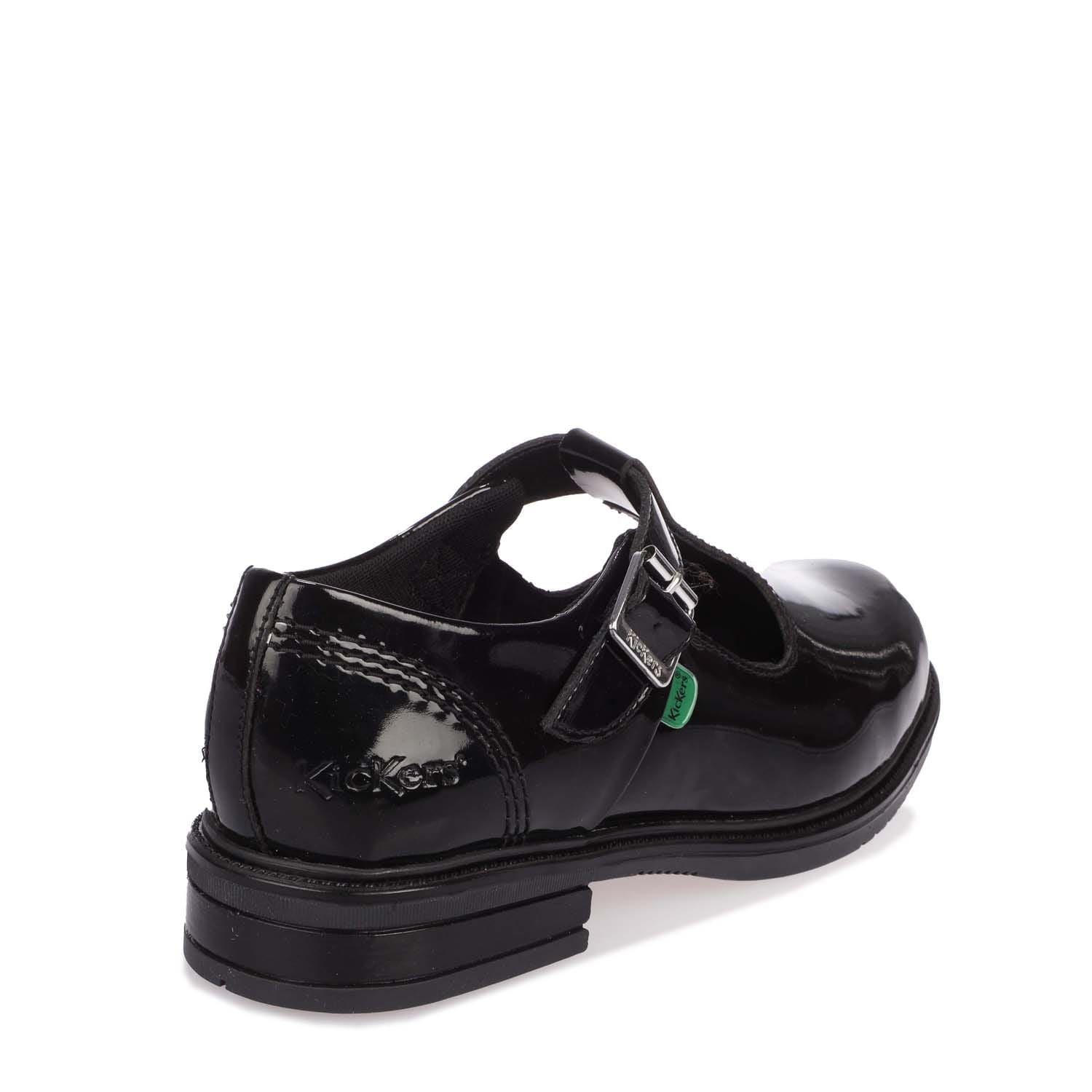 Kickers Junior Girls Lach T-Bar Patent Shoe