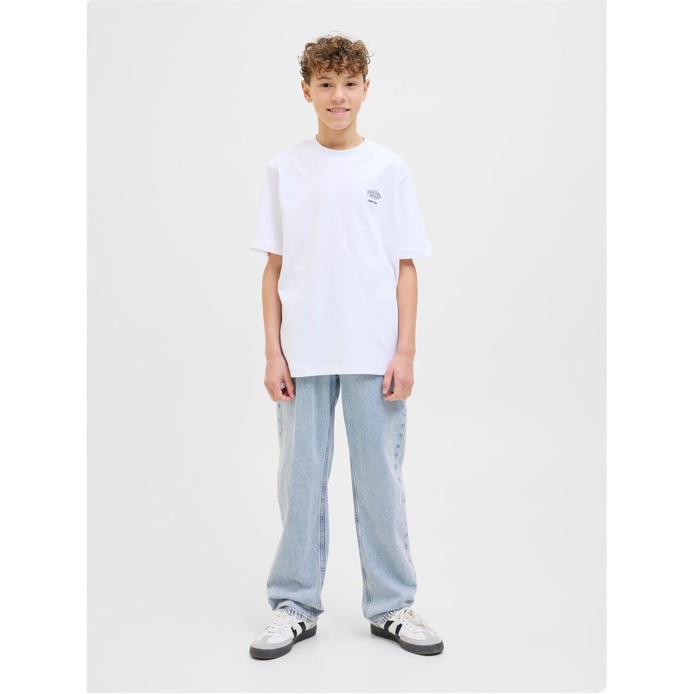 Jack and Jones Chris Wide Leg Relaxed Fit Jeans
