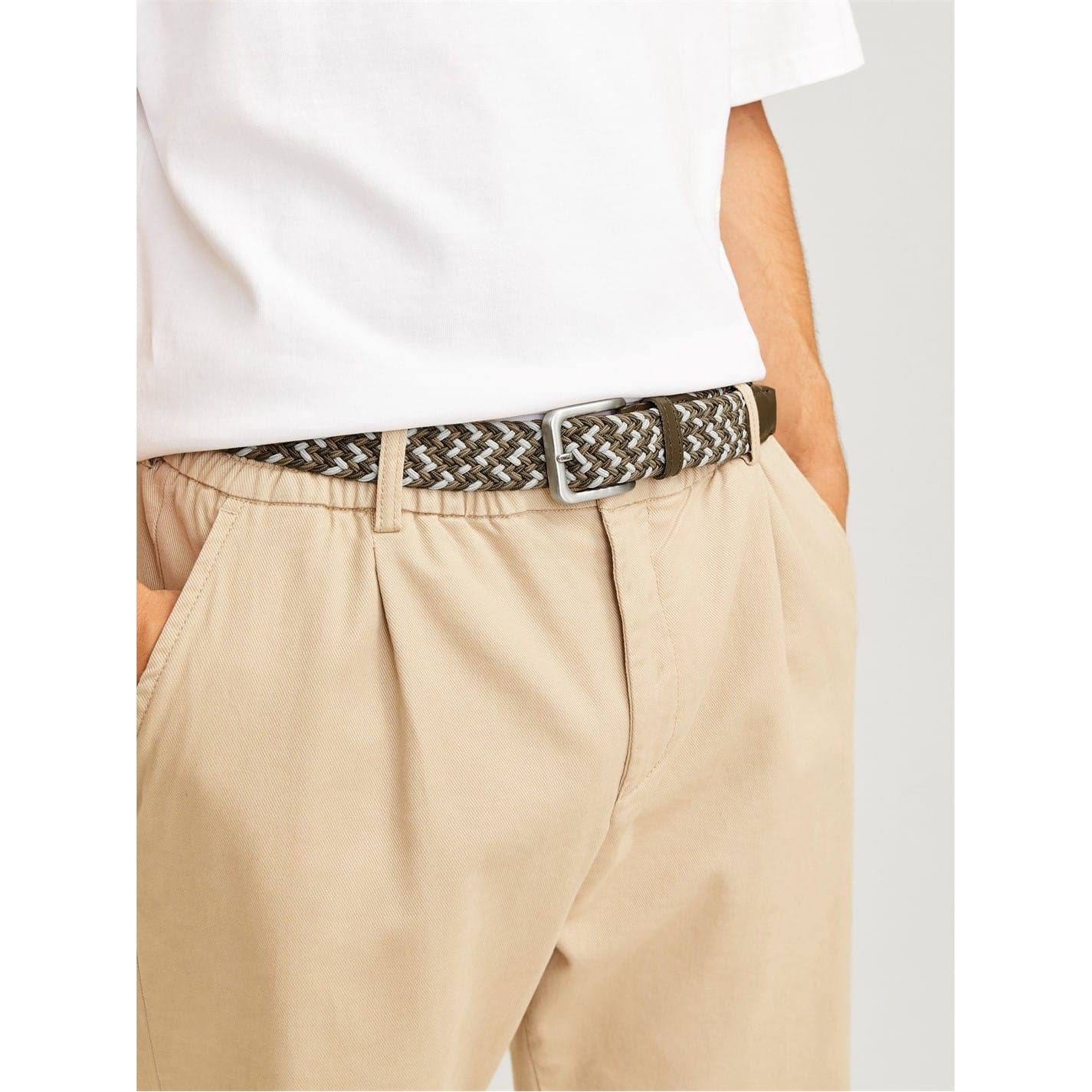 Jack and Jones Pin Buckle Braided Belt