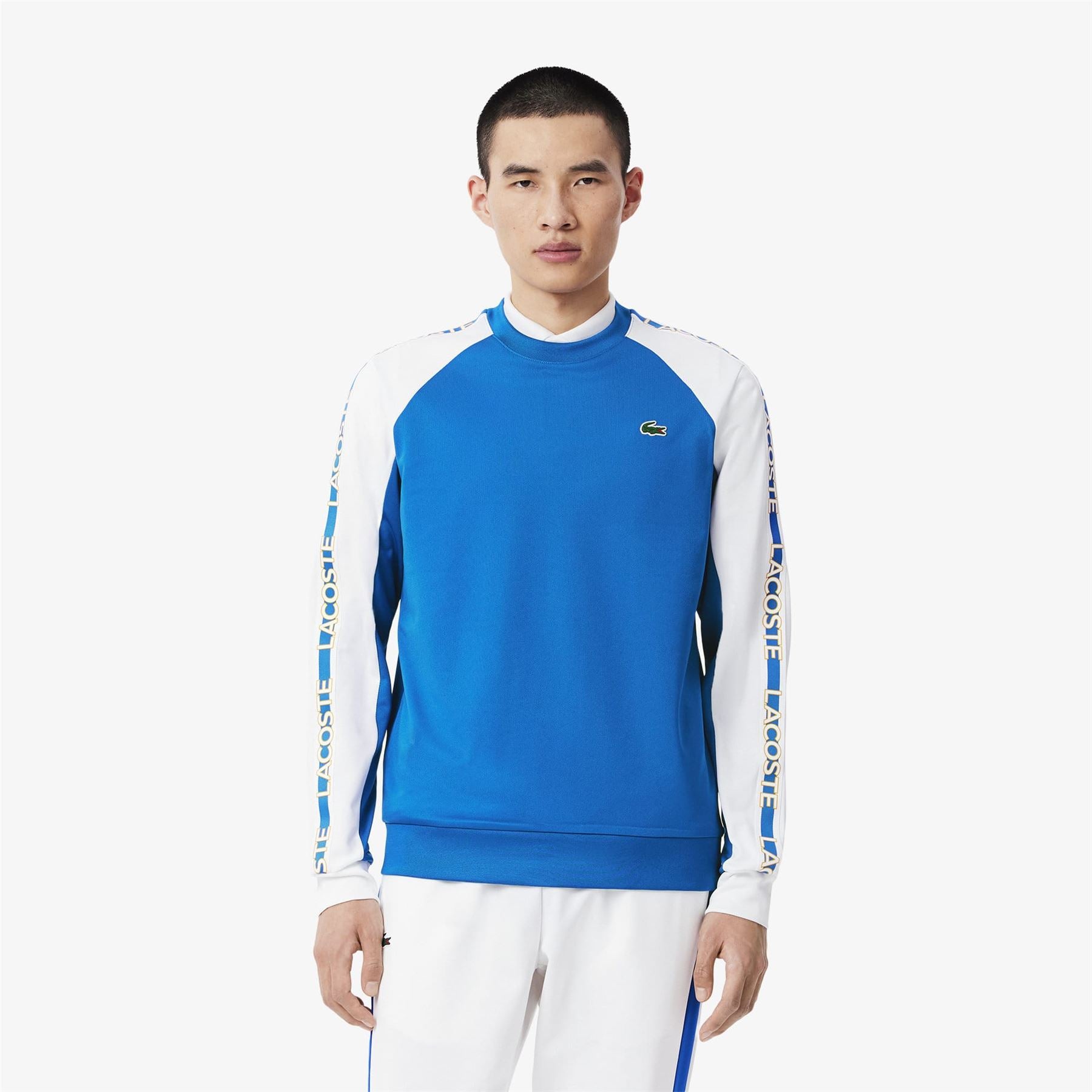 Lacoste Sport Tennis Colour Block Stripe Sweatshirt
