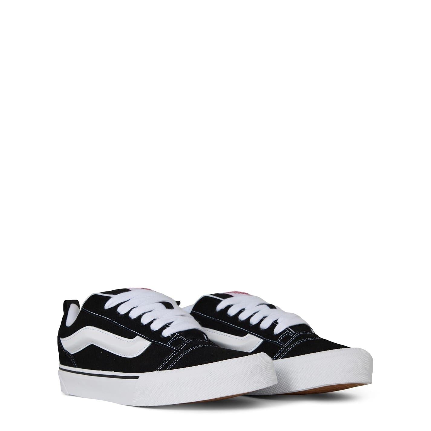 Vans Skool Black True White Canvas Low Top Sneakers