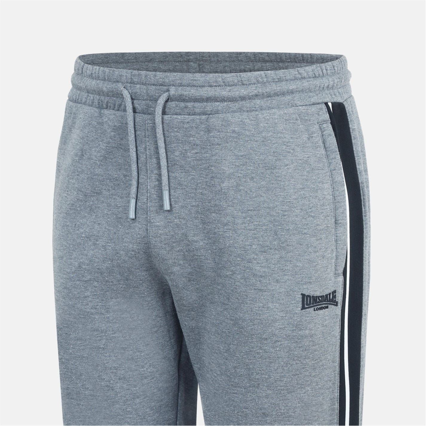 Lonsdale Ribbed Cuff Solid Patterned Slim Joggers