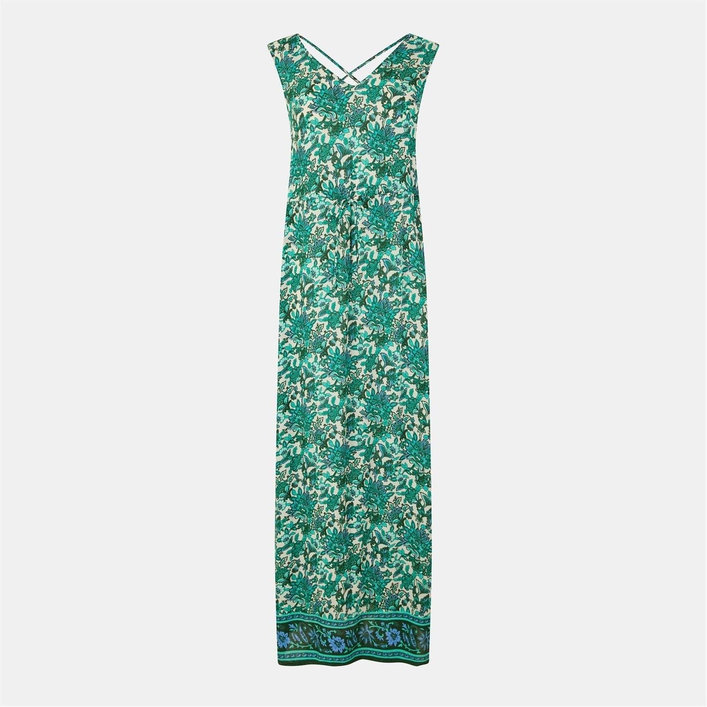 Vero Moda Anna V-Neck Sleeveless Maxi Dress
