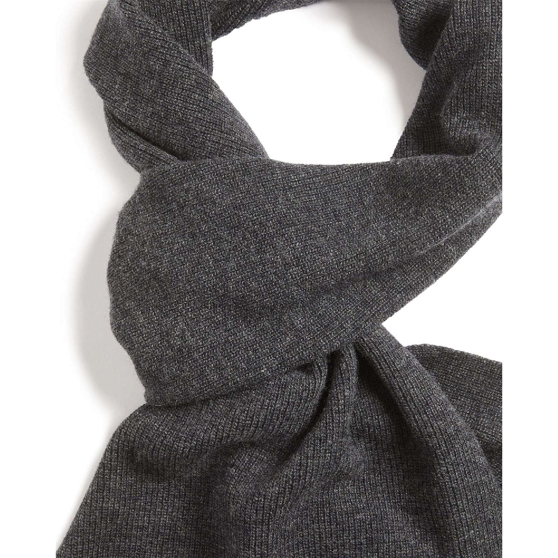Lyle And Scott Lambswool Ribbed Scarf