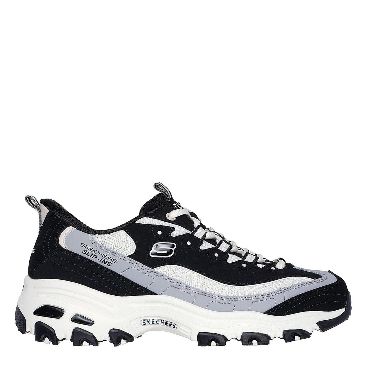 Skechers D Lites Smooth Nostalgia Low Top Sneakers
