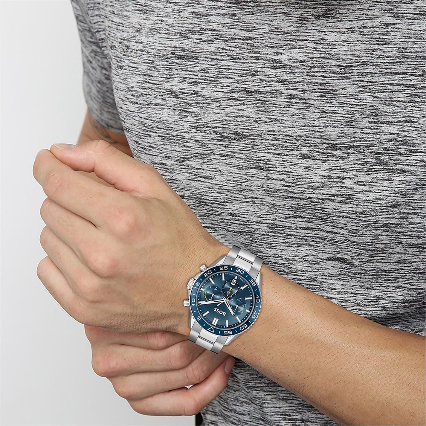 Boss Runner Chronograph Watch