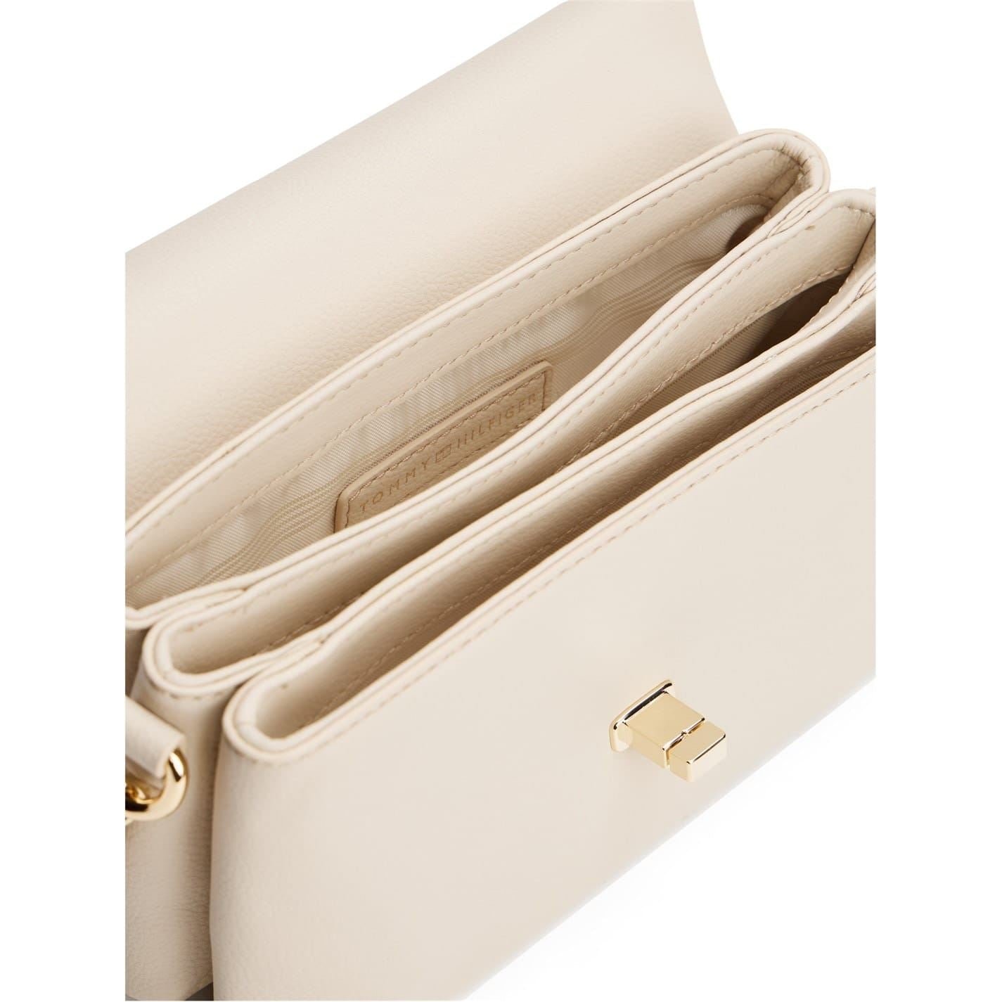 Tommy Hilfiger Modern Turn Lock Cross Body Bag with Chain