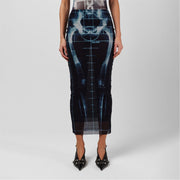 Jean Paul Gaultier Skeleton Maxi Skirt