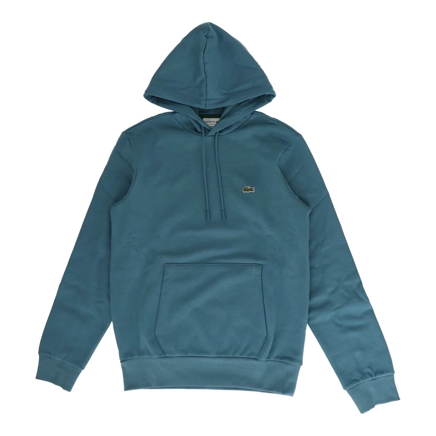 Lacoste Hooded Neck Long Sleeve Sweatshirt with Kangaroo Pocket