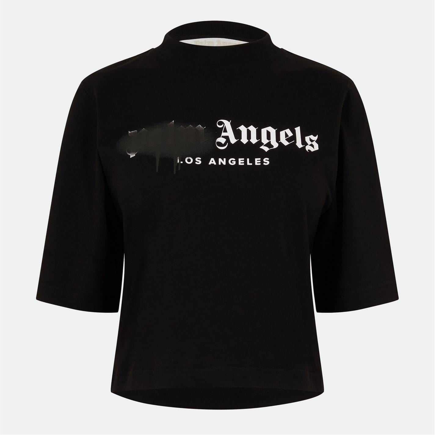 Palm Angels Palm Spray Crop Tee