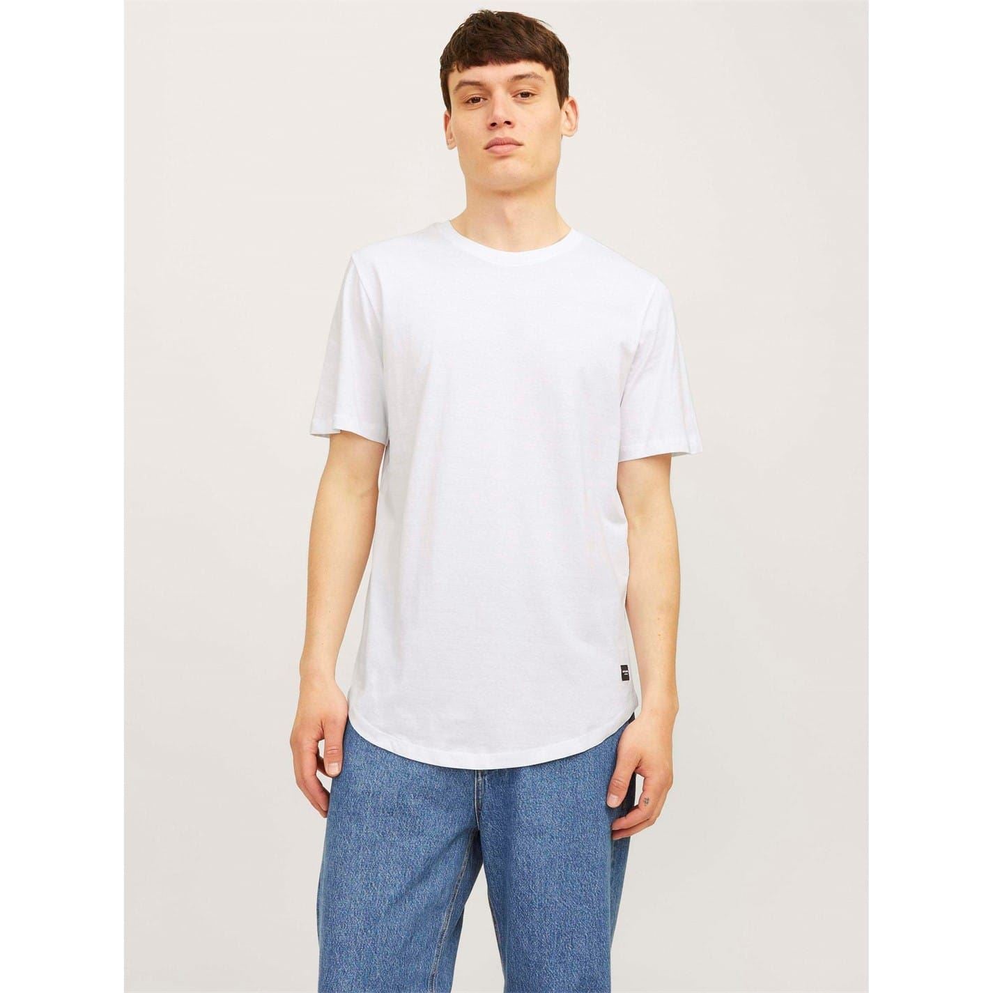 Jack and Jones Noa Crew Neck Short Sleeve Jersey T-Shirt 5 Pack