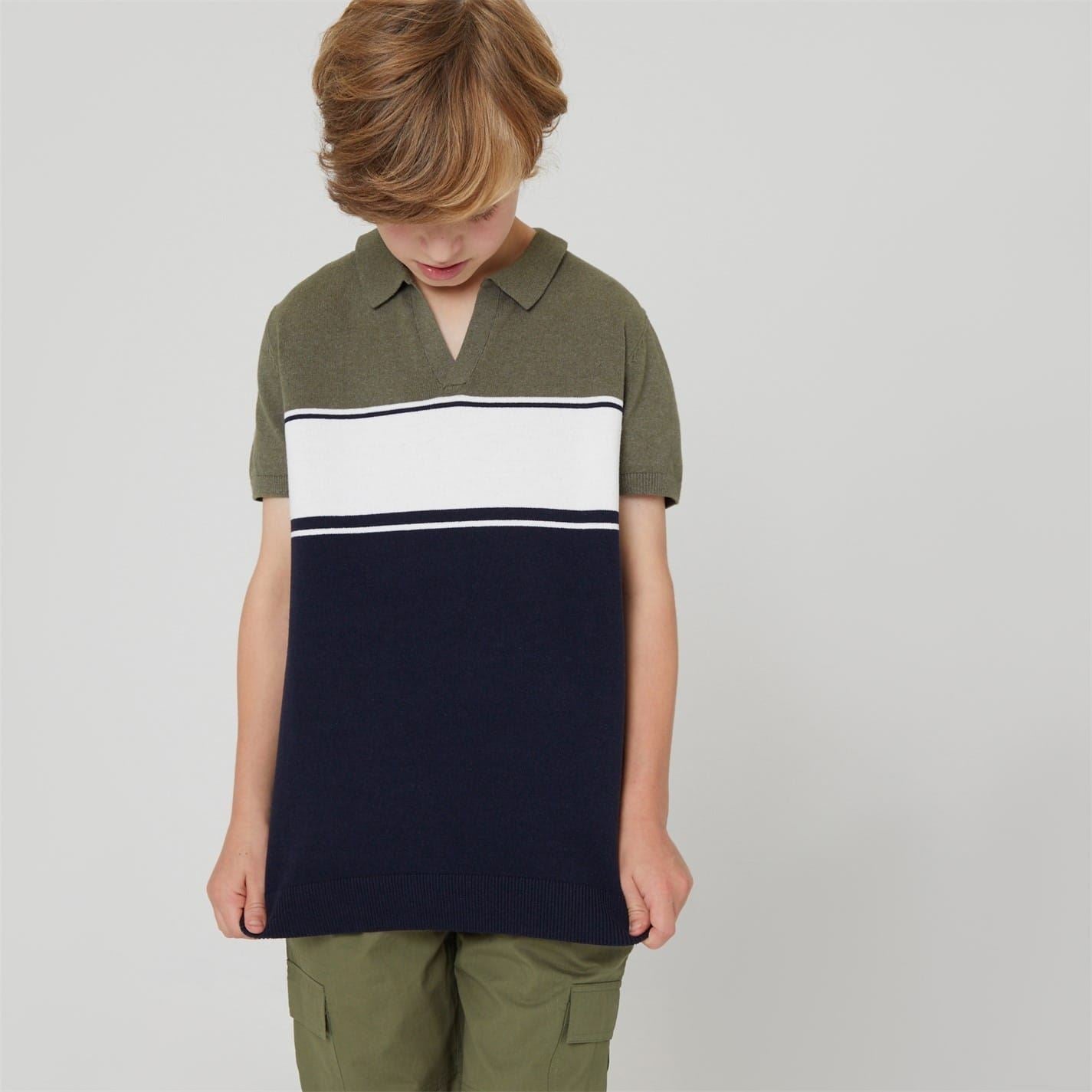 Studio Panel Polo Regular Fit Knitted Shirt