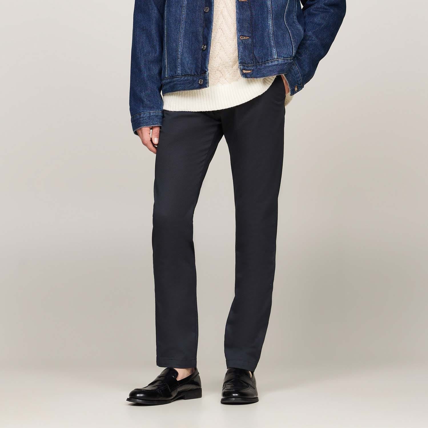 Tommy Hilfiger Bleecker Stretch Cotton Printed Slim-Fit Chinos