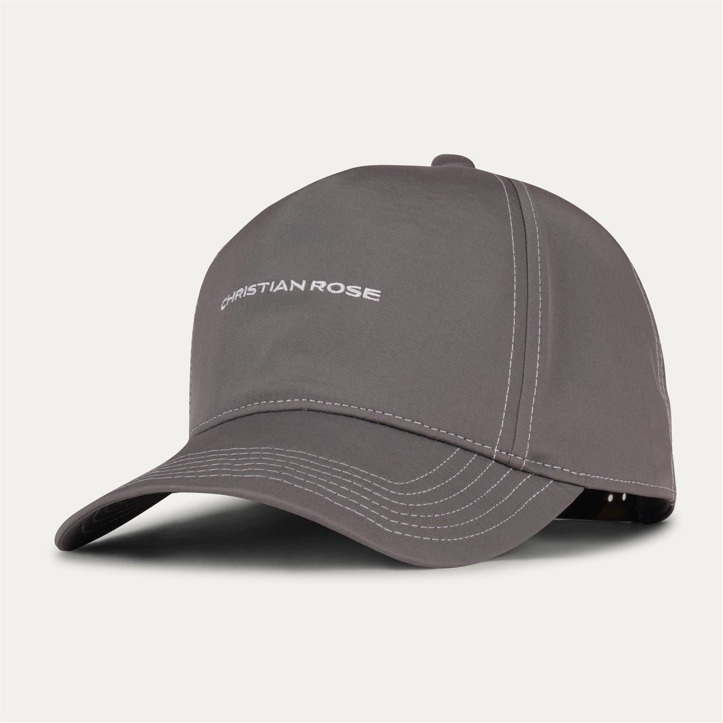 Christian Rose Nylon Unstructured Trucker Cap