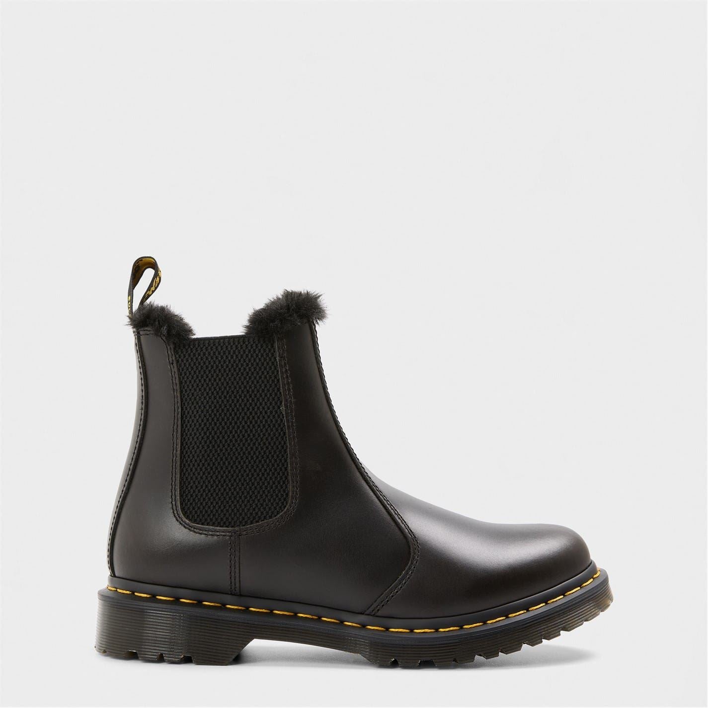 Dr Martens 2976 Leonore Fur Lined Chelsea Boot