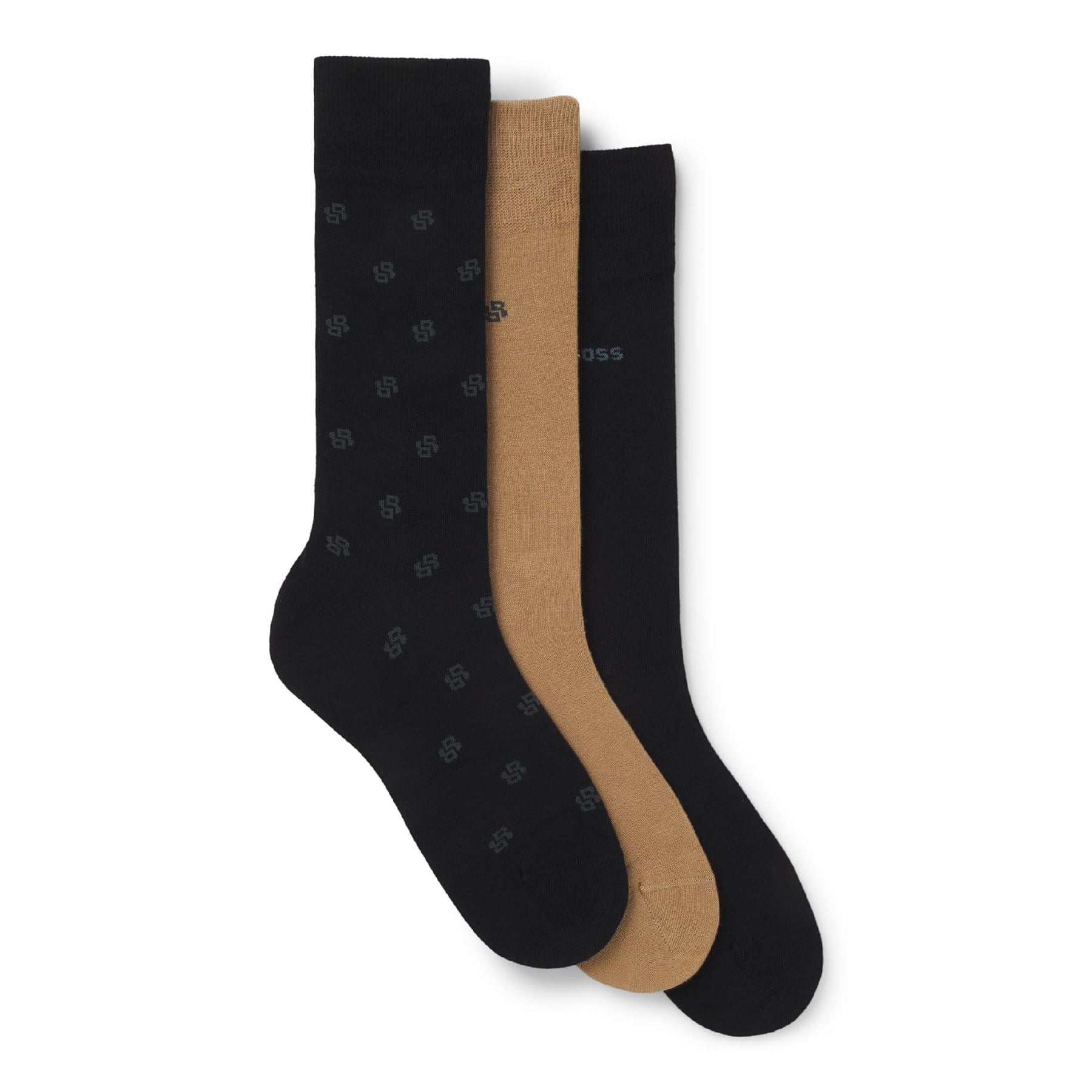 Boss 3 Pack of Regular Length Socks