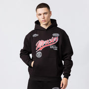 Mercier Embroidered Hooded Long Sleeve Sweatshirt