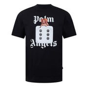 Palm Angels Mens Holly Pin Up T  Shirt