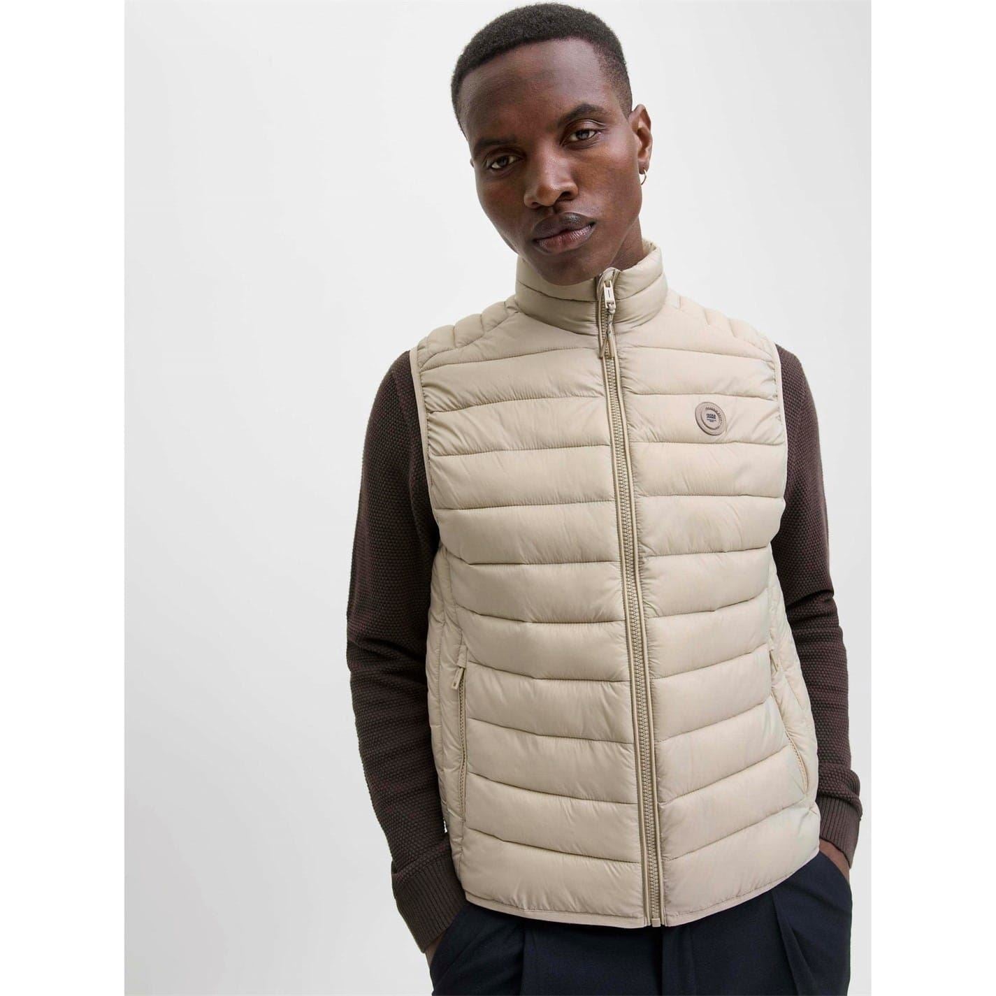 Jack and Jones Mens Puffer Gilet