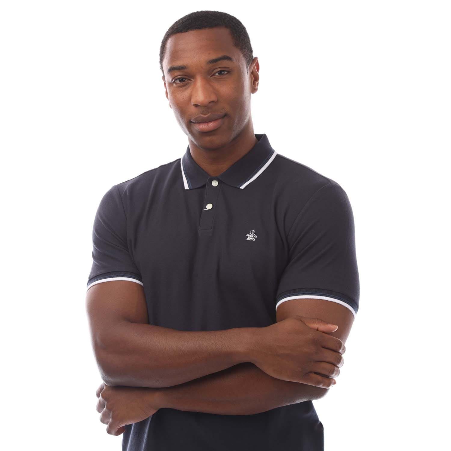 Original Penguin Tipped Pique Polo Shirt