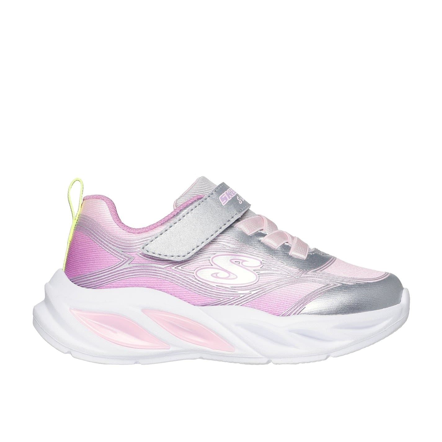 Skechers Cosmic Glow Metallic Light Up Toe Sneakers