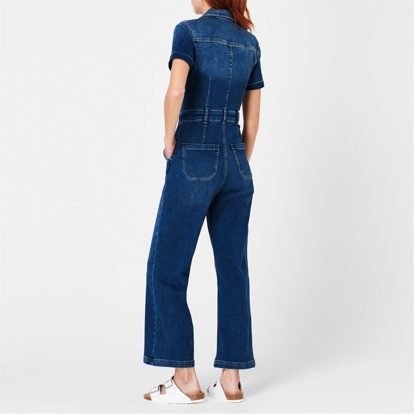 Paige Carly Denim Jumpsuit
