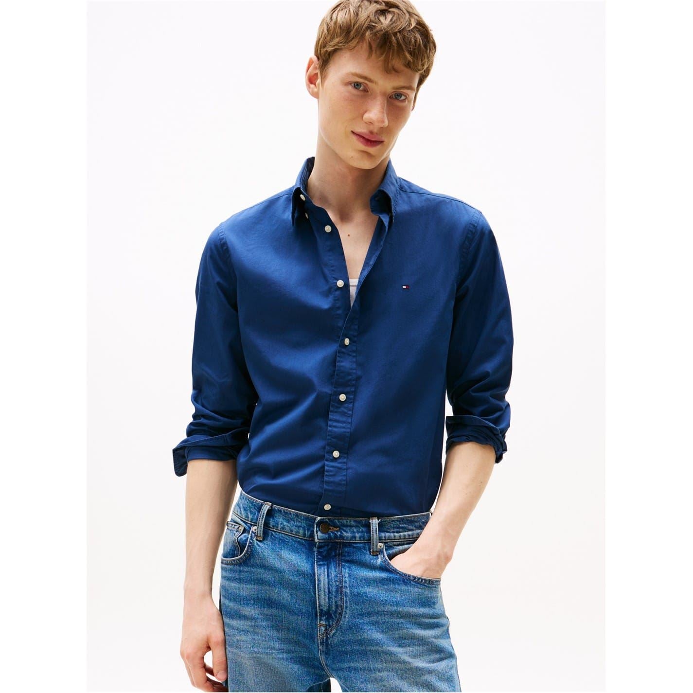 Tommy Hilfiger Flex Long Sleeve Poplin Shirt