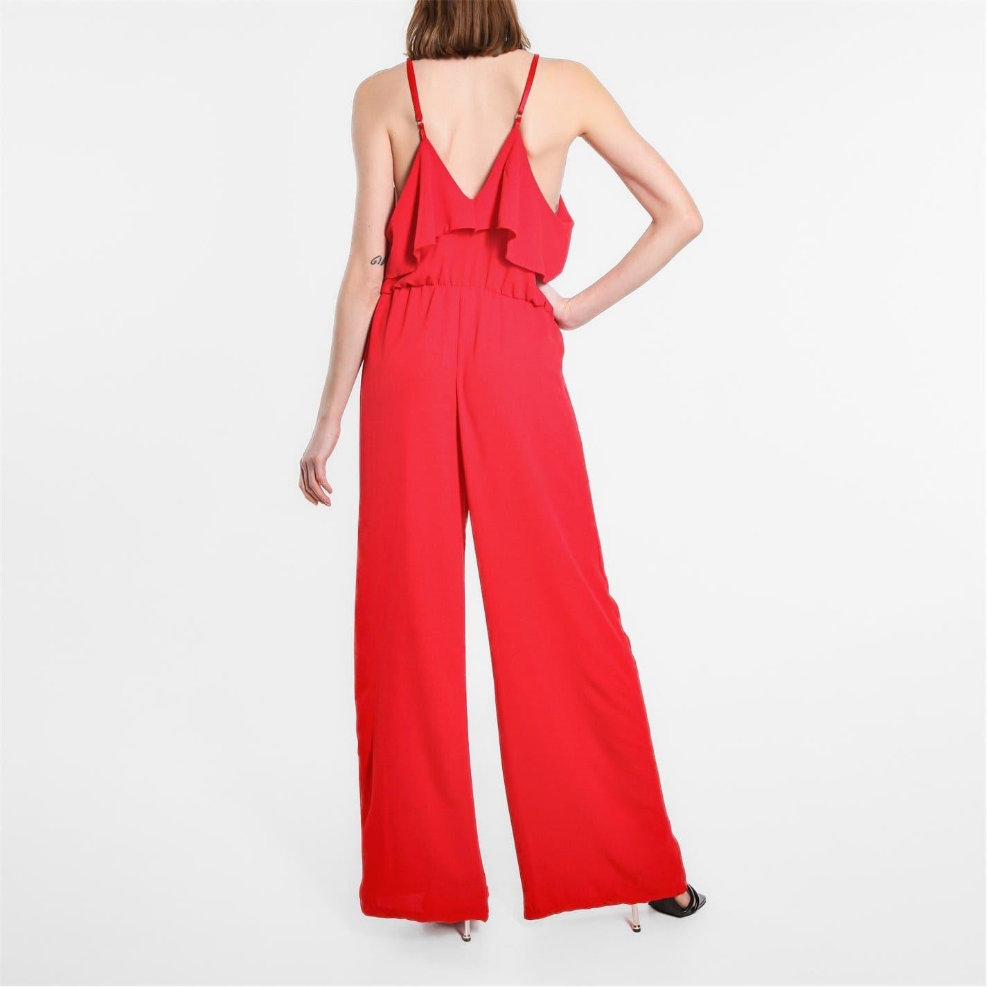 Be You Frill Strappy Blouson Jumpsuit