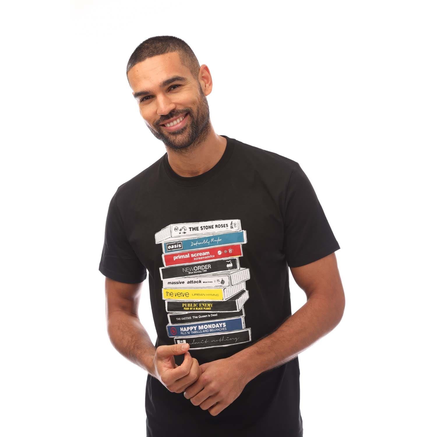 Weekend Offender Mens Cassettes Printed T-Shirt