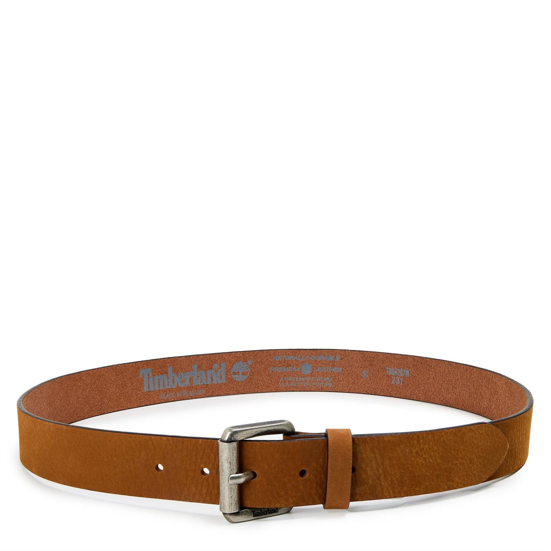 Timberland 35mm Washed Nubuck Belt Wheat