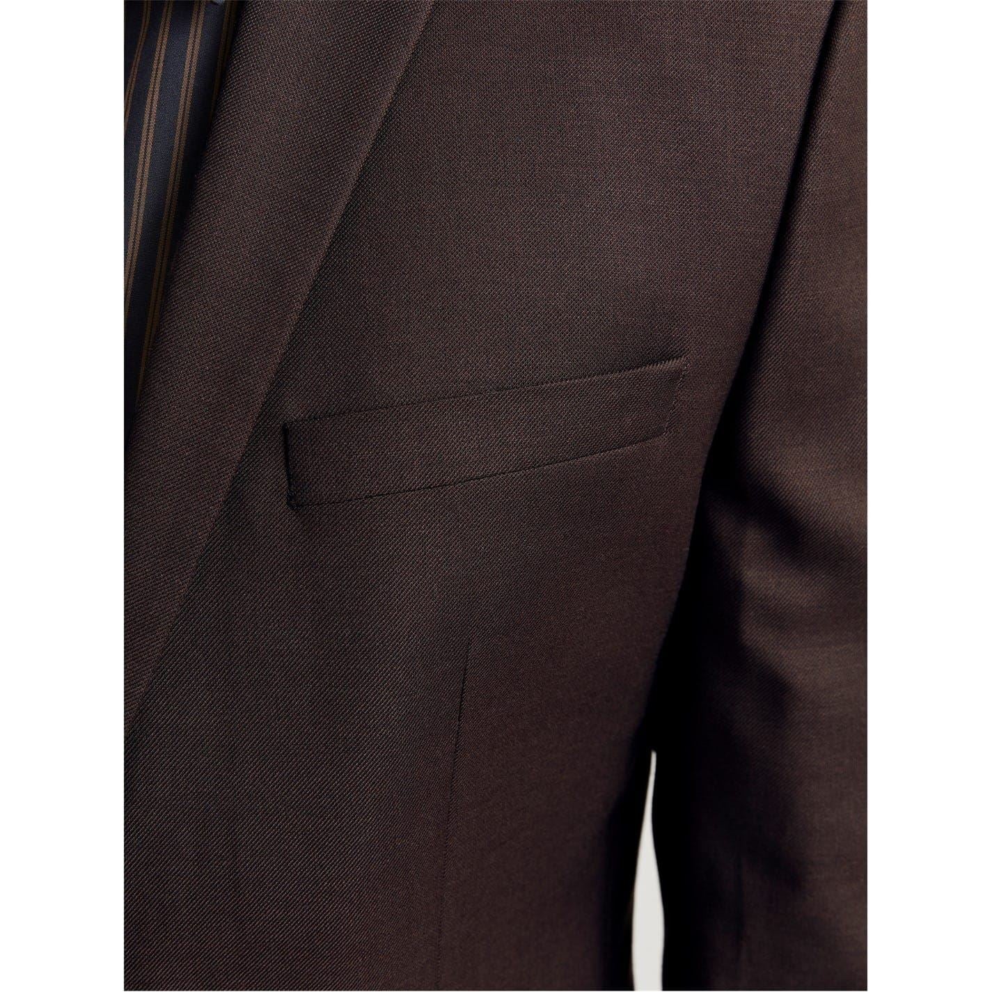 Jack and Jones Solaris Solid Patterned Blazer