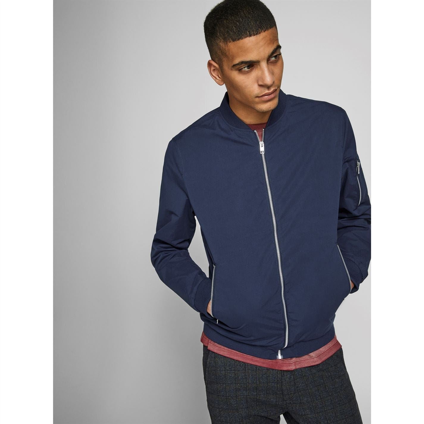 Jack and Jones Mens Rush Bomber Jacket