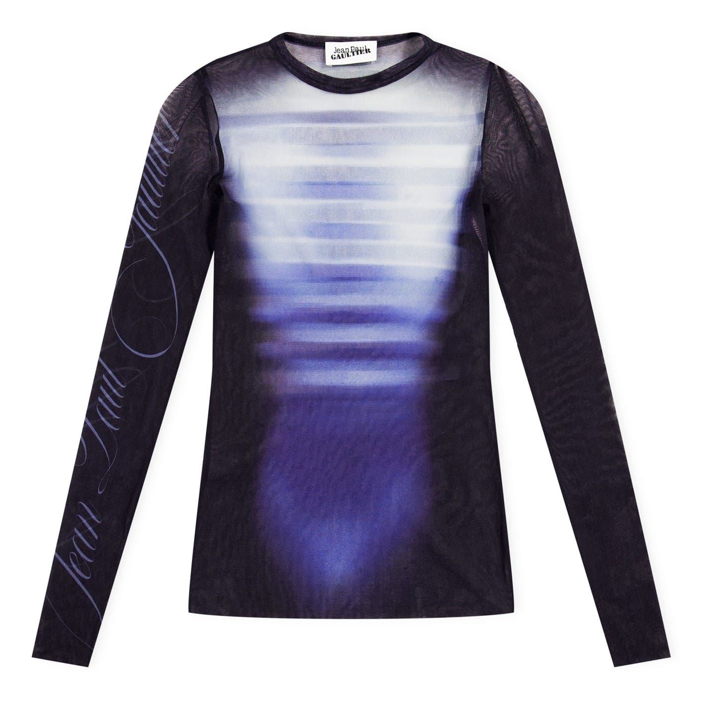 Jean Paul Gaultier Slim Fit Crew Neck Long Sleeve T-Shirt