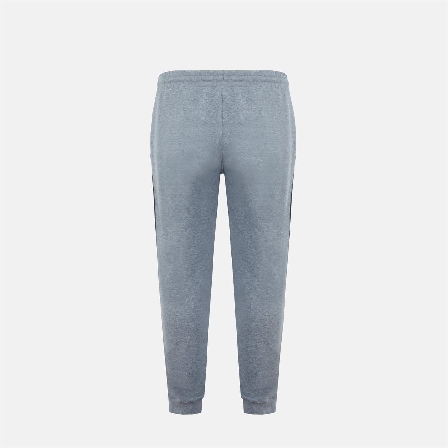 Lonsdale Ribbed Cuff Solid Patterned Slim Joggers