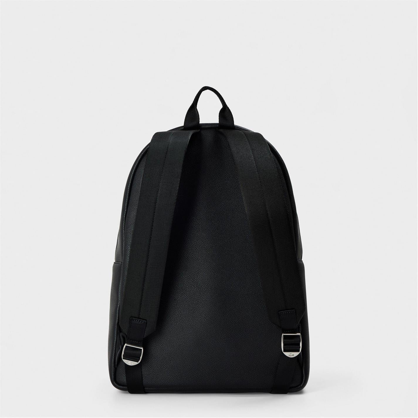 Lacoste Business Backpack with Silver Tone Hardware
