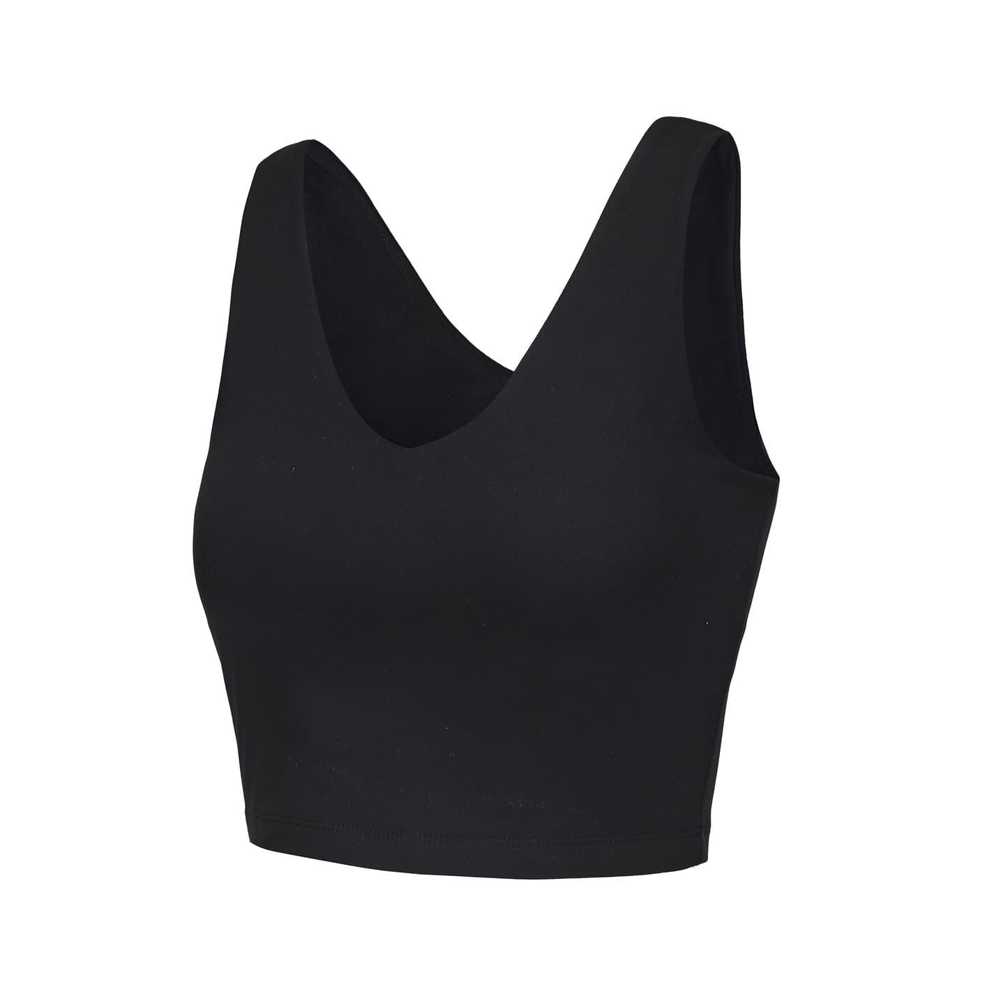 LA Gear Med Impact Cropped Snug Fit Bra