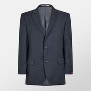 Pierre Cardin Striped Suit Jacket with Double Flap Pockets