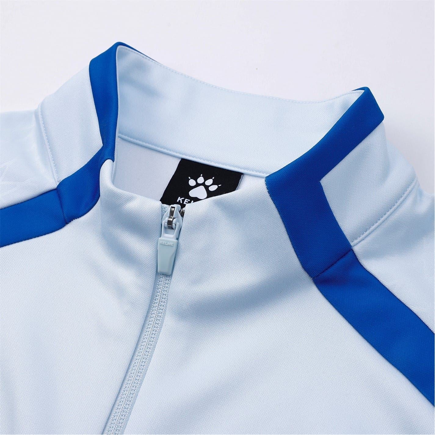 Kelme Solid Patterned Ribbed Cuff Zipped Pocket Training Jacket