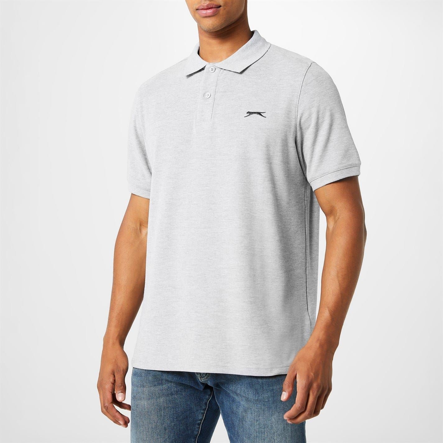 Slazenger Mens Plain Polo Shirt
