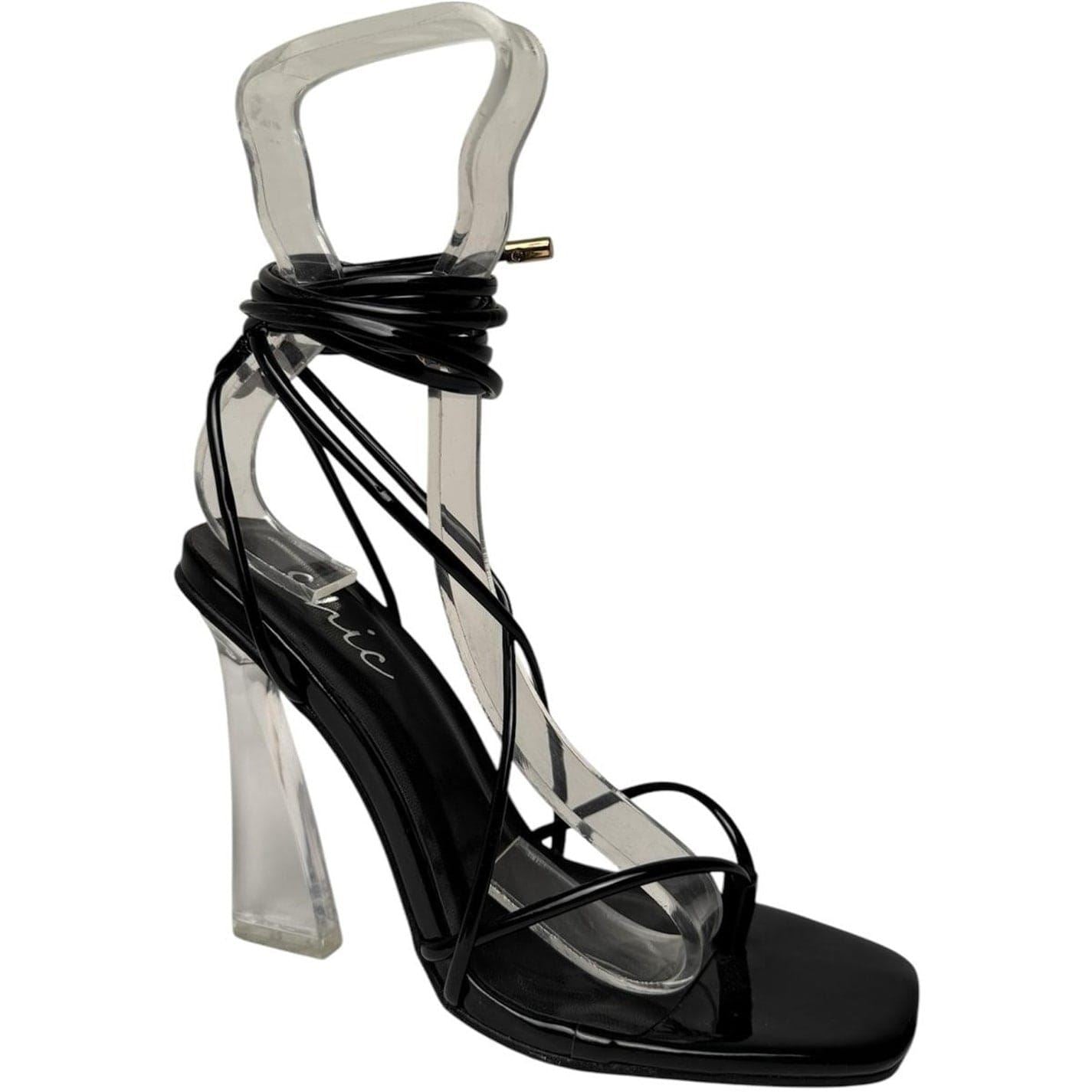 Chic High Heel Toe Post Sandals