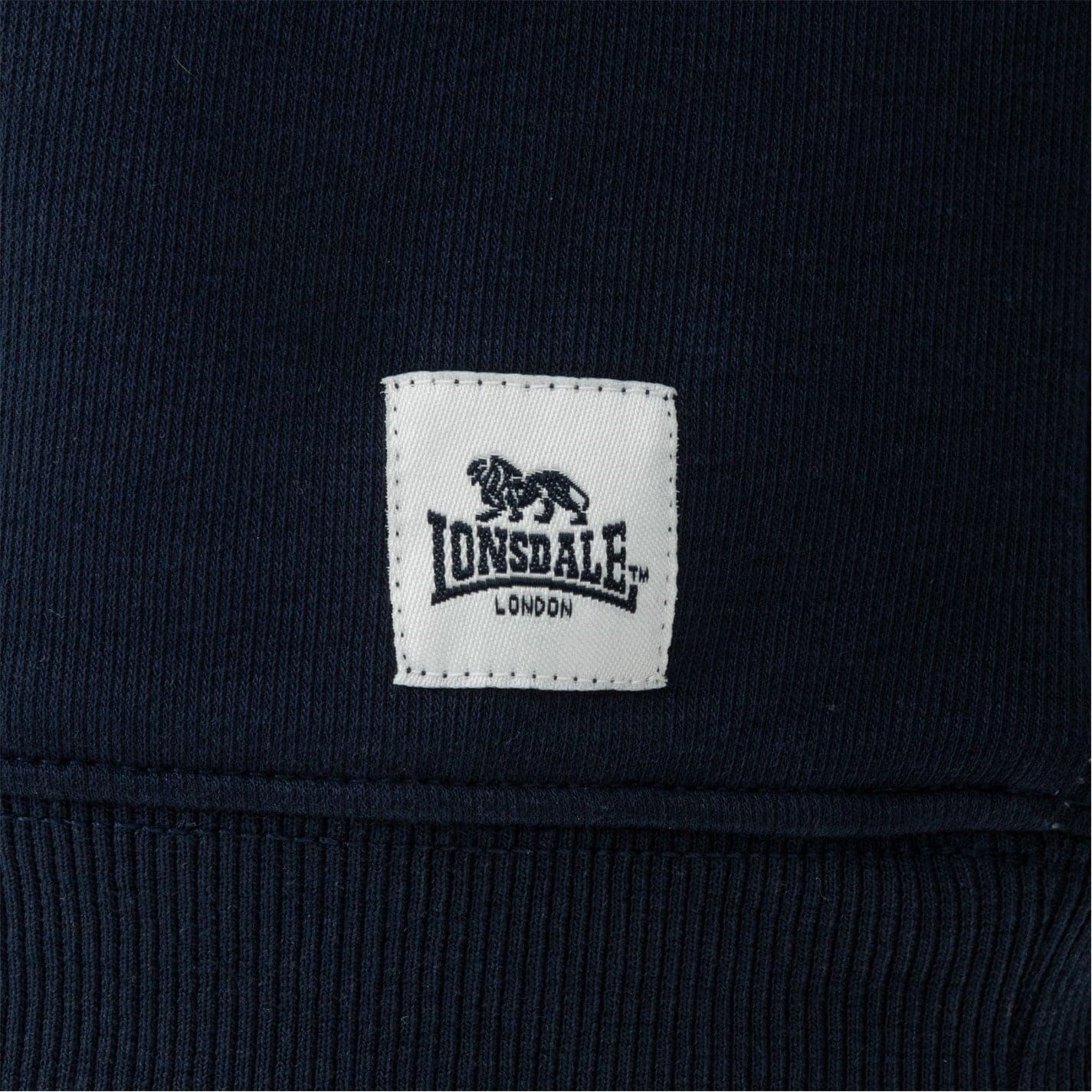 Lonsdale Regular Fit Long Sleeve Crew Neck Sweatshirt