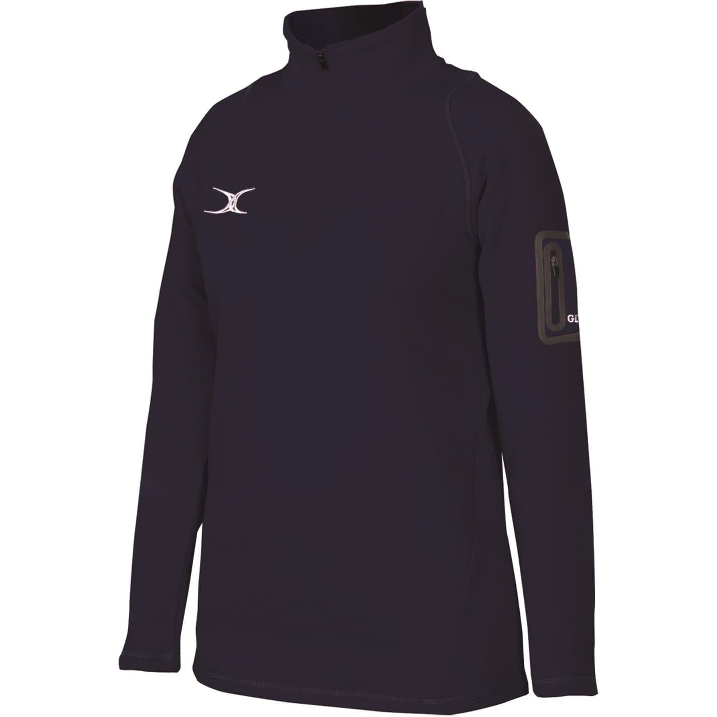 Gilbert Zip Neck Raglan Sleeve Sweatshirt