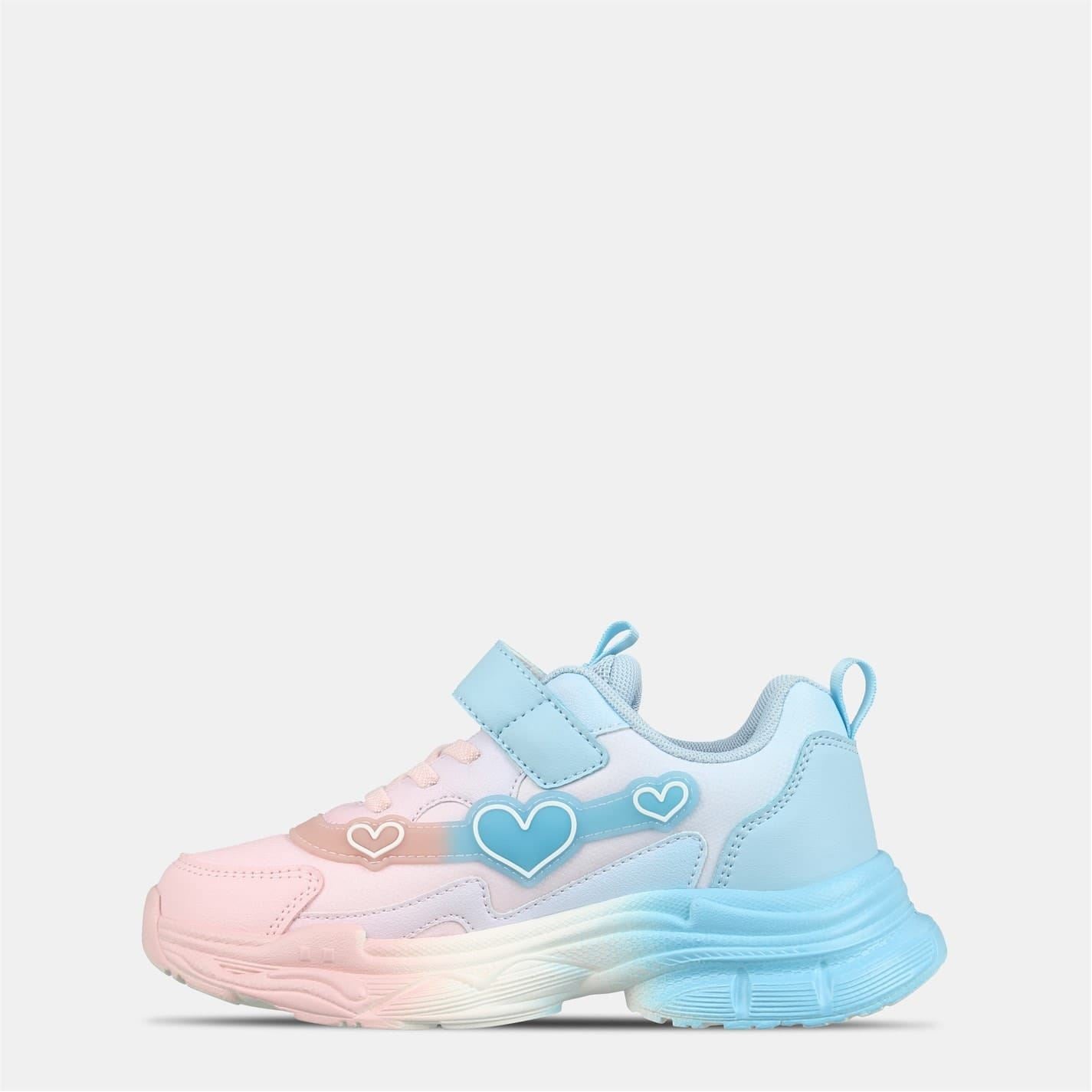 Slazenger Sparkle Ch10 Heart Pattern Lace-Up Sneakers