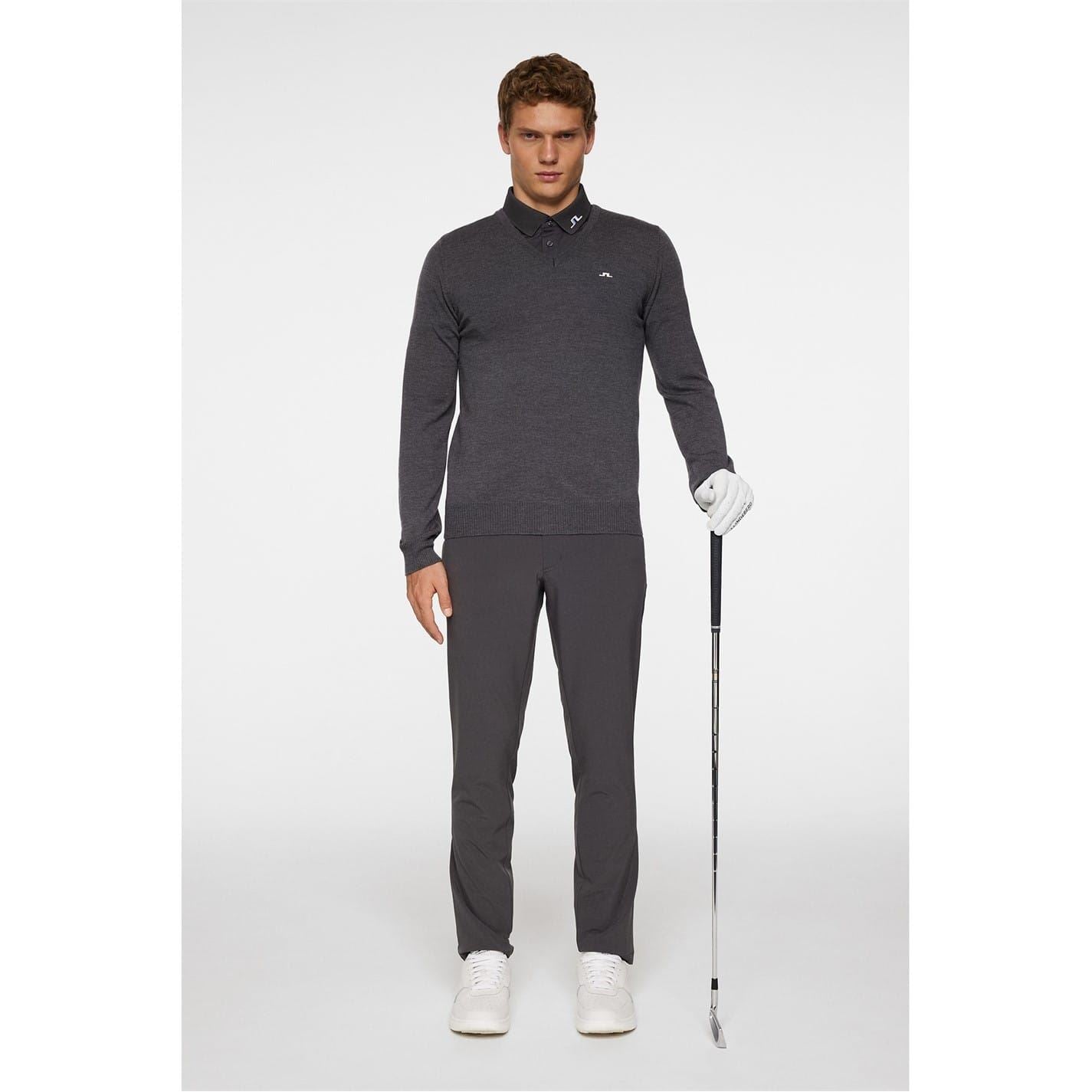 J Lindeberg Lymn V-Neck Long Sleeve Knit Sweater