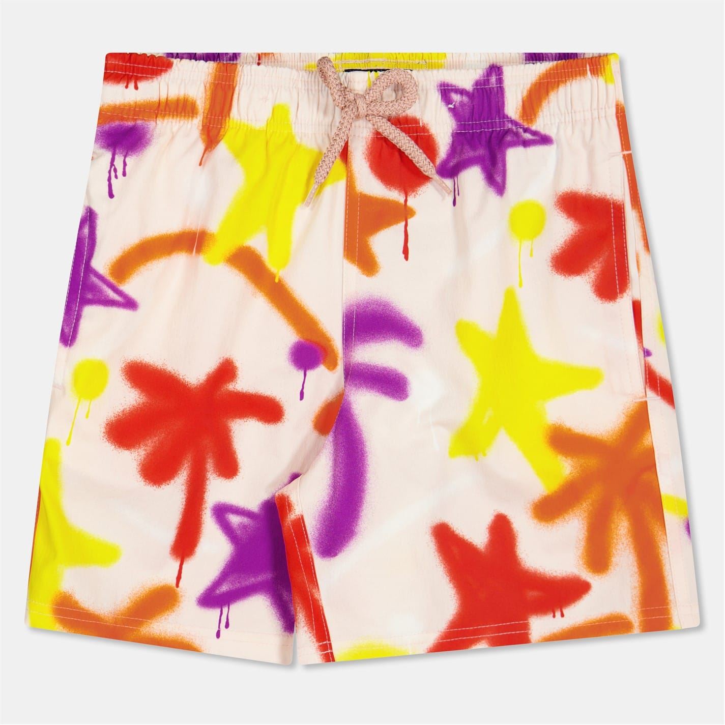 Palm Angels Relaxed Fit Graphic Swim Short