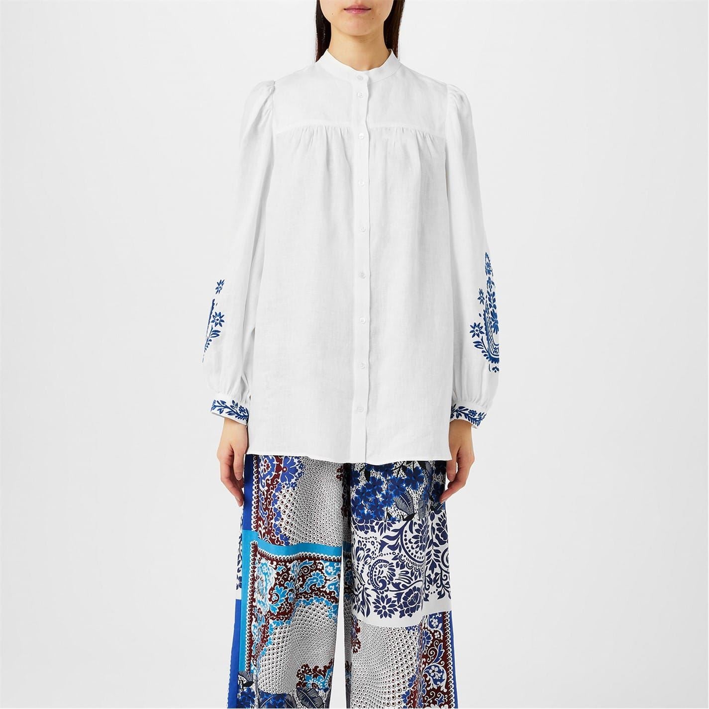 Max Mara Weekend Carnia Relaxed Fit Long Sleeve Shirt