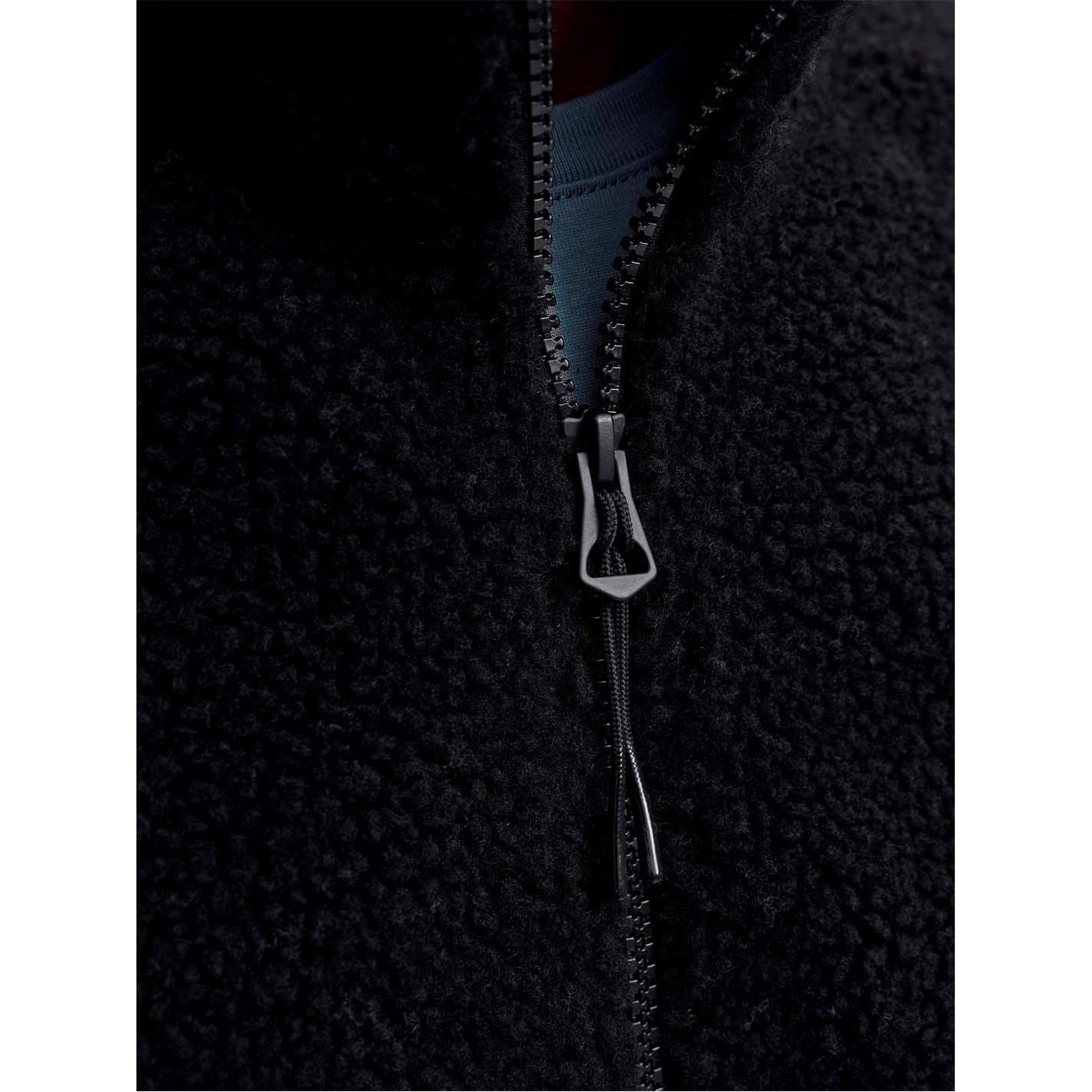 Jack and Jones Mens Bear Mountain Teddy Half Zip Top